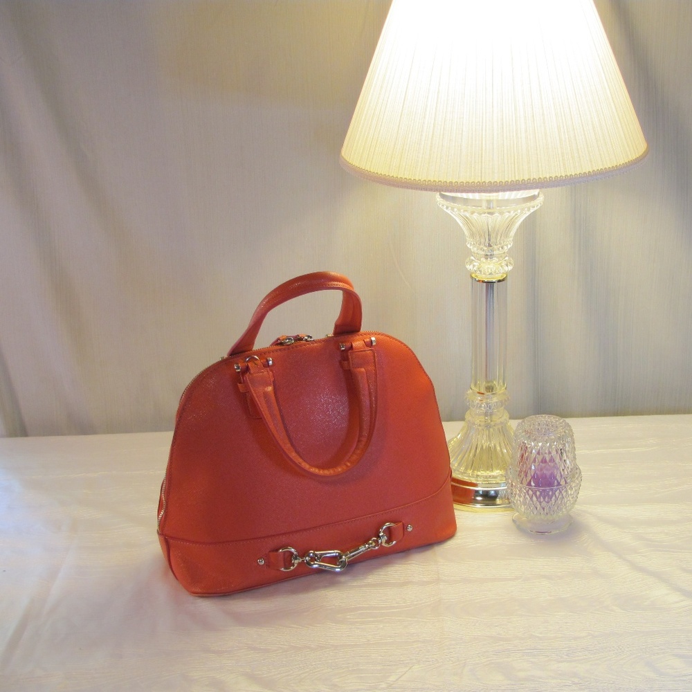 Just Fab, Coral colored handbag